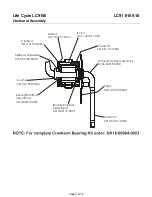 Предварительный просмотр 9 страницы Life Fitness LIFE CYCLE LC9100 Parts Manual