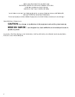 Preview for 3 page of Life Fitness M051-00K65-A021 Operation Manual