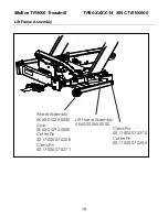 Preview for 10 page of Life Fitness Midline TR9000 Parts List