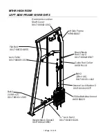 Предварительный просмотр 12 страницы Life Fitness MTHR Parts Manual