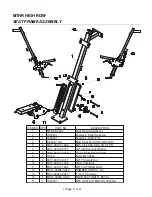 Предварительный просмотр 17 страницы Life Fitness MTHR Parts Manual