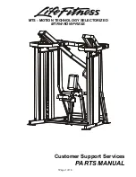 Предварительный просмотр 1 страницы Life Fitness MTRW Parts Manual