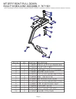 Предварительный просмотр 8 страницы Life Fitness MTSFP Parts List