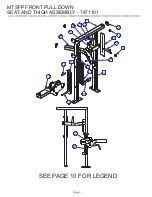 Предварительный просмотр 9 страницы Life Fitness MTSFP Parts List