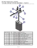 Предварительный просмотр 15 страницы Life Fitness MTSFP Parts List