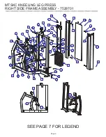 Preview for 6 page of Life Fitness MTSKC Parts List