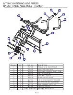 Preview for 9 page of Life Fitness MTSKC Parts List