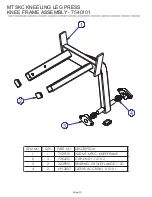 Preview for 10 page of Life Fitness MTSKC Parts List