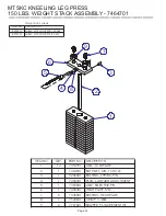 Preview for 14 page of Life Fitness MTSKC Parts List