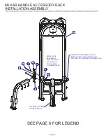 Предварительный просмотр 5 страницы Life Fitness Muti Jungle Handle Accessory Rack MJHAR Parts List