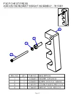 Предварительный просмотр 17 страницы Life Fitness Pro 2 PSCP Parts Manual