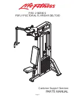 Life Fitness Pro 2 PSFLY Parts Manual preview