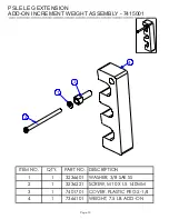 Предварительный просмотр 13 страницы Life Fitness Pro 2 PSLE Parts Manual