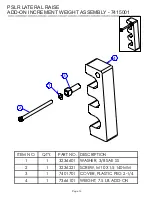 Preview for 12 page of Life Fitness Pro 2 PSLR Parts Manual