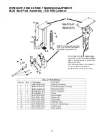 Preview for 3 page of Life Fitness Shoulder Press SU25 Parts List