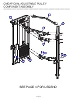 Предварительный просмотр 3 страницы Life Fitness Signature CMDAP Parts List