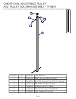 Предварительный просмотр 8 страницы Life Fitness Signature CMDAP Parts List