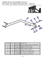 Предварительный просмотр 10 страницы Life Fitness Signature CMDAP Parts List