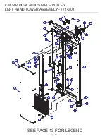 Предварительный просмотр 12 страницы Life Fitness Signature CMDAP Parts List