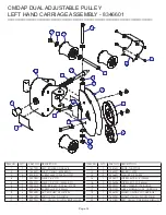 Предварительный просмотр 14 страницы Life Fitness Signature CMDAP Parts List