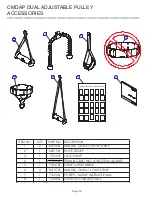 Предварительный просмотр 19 страницы Life Fitness Signature CMDAP Parts List