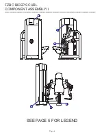 Предварительный просмотр 4 страницы Life Fitness Signature FZBC Parts Manual