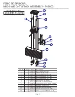 Предварительный просмотр 11 страницы Life Fitness Signature FZBC Parts Manual