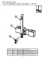 Предварительный просмотр 13 страницы Life Fitness Signature FZBC Parts Manual