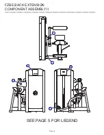 Предварительный просмотр 4 страницы Life Fitness Signature FZBE Parts Manual