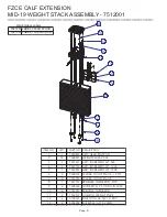 Предварительный просмотр 8 страницы Life Fitness Signature FZCE Parts Manual