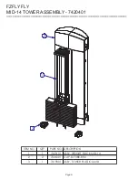 Предварительный просмотр 9 страницы Life Fitness Signature Fzfly Parts Manual