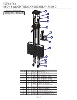 Предварительный просмотр 11 страницы Life Fitness Signature Fzfly Parts Manual
