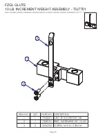 Предварительный просмотр 10 страницы Life Fitness Signature FZGL Parts Manual