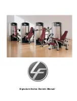 Life Fitness Signature FZLE Owner'S Manual preview