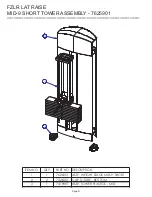 Предварительный просмотр 9 страницы Life Fitness Signature FZLR Parts Manual