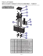 Предварительный просмотр 11 страницы Life Fitness Signature FZLR Parts Manual