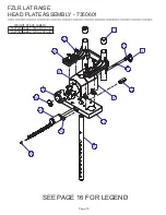 Предварительный просмотр 15 страницы Life Fitness Signature FZLR Parts Manual