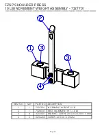 Preview for 12 page of Life Fitness Signature FZSP Parts List