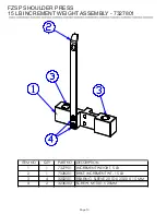 Preview for 13 page of Life Fitness Signature FZSP Parts List