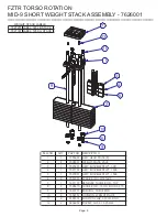 Preview for 8 page of Life Fitness Signature FZTR Parts Manual