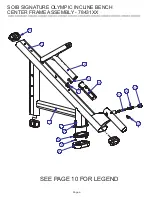 Preview for 9 page of Life Fitness Signature Olympic Incline Bench SOIB Parts List