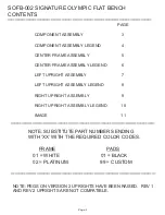 Preview for 2 page of Life Fitness Signature Series SOFB-002 Parts List