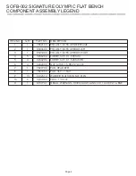 Preview for 4 page of Life Fitness Signature Series SOFB-002 Parts List