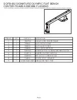 Preview for 6 page of Life Fitness Signature Series SOFB-002 Parts List