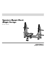 Life Fitness Signature Signature Olympic Bench Owner'S Manual preview