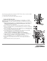 Предварительный просмотр 11 страницы Life Fitness Signature Signature Smith Machine Owner'S Manual