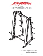 Life Fitness Signature SSM Parts Manual preview