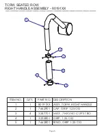 Предварительный просмотр 9 страницы Life Fitness TCRW Parts List