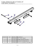 Preview for 3 page of Life Fitness TCWHL Parts List