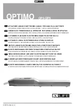 LIFE home integration OPTIMO OP3 Series Instructions And Warnings For Installation, Use And Maintenance preview